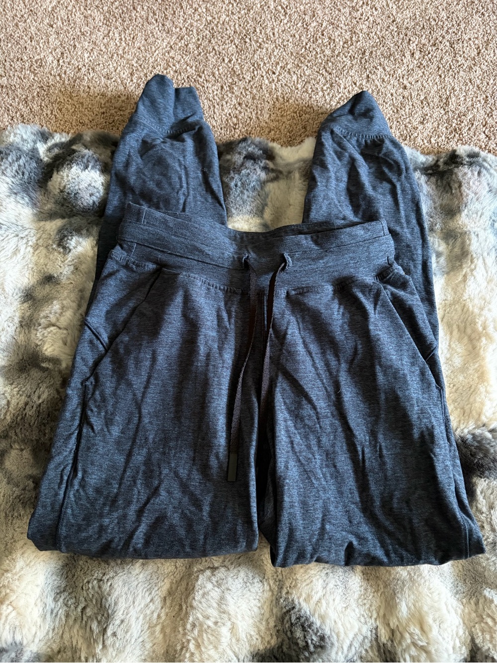Lululemon Ready to Rulu Jogger Pants Size 2 Heathered Gray Blue